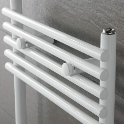 ULTRAHEAT WINDSOR WHITE BATHROOM H1612mm x W500mm CONTEMPORARY TUBE ON TUBE MULTIRAIL/TOWEL WARMER, WIN5W16W ULTRAHEAT WINDSOR WHITE BATHROOM H1612mm x W500mm CONTEMPORARY TUBE ON TUBE MULTIRAIL/TOWEL WARMER, WIN5W16W